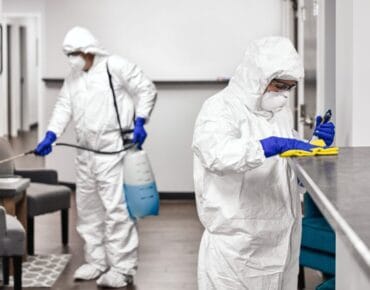 Cleaning And Disinfecting Office